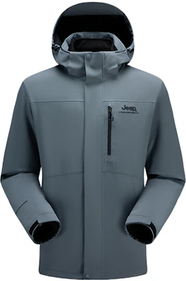 Jeep三合一防水防风可拆卸连帽夹克男女通用款 J432094084 2