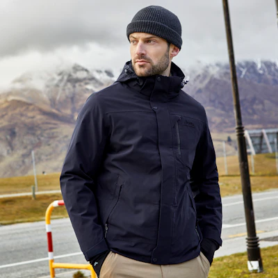 Jeep 三合一防水防风连帽户外夹克 J232094082P Shop Jeep 三合一防水防风连帽户外夹克 J232094082P