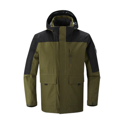 Jeep 3-in-1 Outdoor Windproof Waterproof Down Jacket with Hood. DWJ142094074