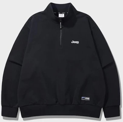 Jeep【360g】M Logo 半拉鍊大學T恤 JR5TSU838BK Buy Jeep【360g】M Logo 半拉鍊大學T恤 JR5TSU838BK