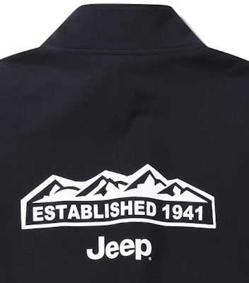 Jeep【360g】M Logo 半拉鍊大學T恤 JR5TSU838BK 4