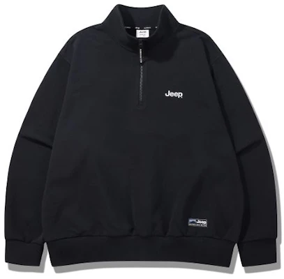 Jeep【360g】M Logo 半拉鍊大學T恤 JR5TSU838BK Cheap Jeep【360g】M Logo 半拉鍊大學T恤 JR5TSU838BK