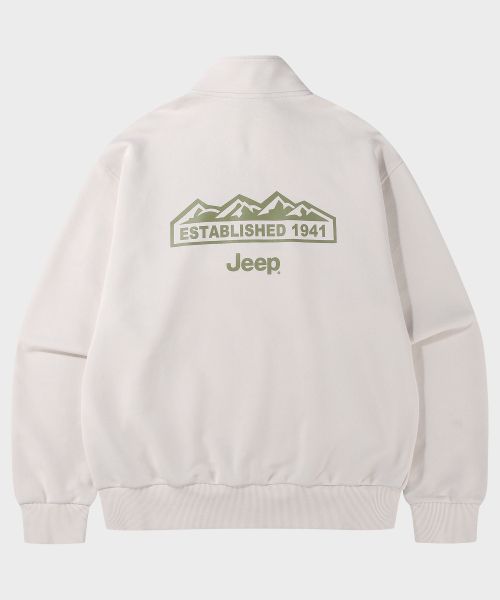 Order Jeep [360g] M 標誌半拉鍊大學T JR5TSU838BT