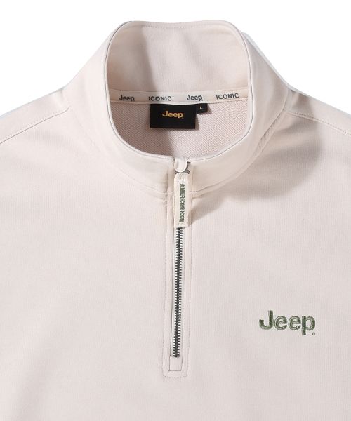 Shop Jeep [360g] M 標誌半拉鍊大學T JR5TSU838BT