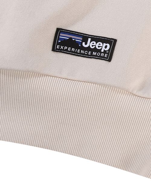 Details for Jeep [360g] M 標誌半拉鍊大學T JR5TSU838BT