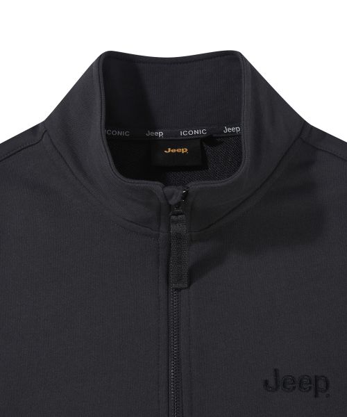 Shop Jeep [360g] M-Logo 半拉鍊大學T恤 JR5TSU838CG