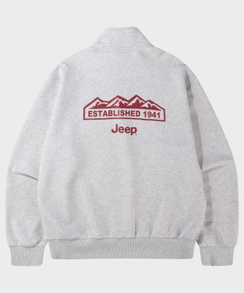 Sizing Jeep [360g] M Logo 半拉鍊大學T恤 JR5TSU838MR