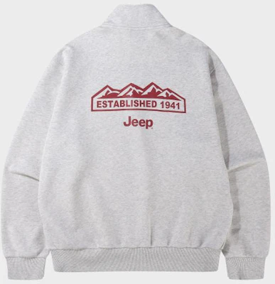 Jeep 360g M字母标志半拉链卫衣 JR5TSU838MR Sizing Jeep 360g M字母标志半拉链卫衣 JR5TSU838MR