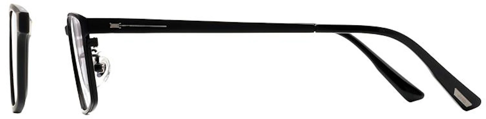 吉普经典方形钛金眼镜附磁吸夹 - 黑色 JEEPT9036 Details for 吉普经典方形钛金眼镜附磁吸夹 - 黑色 JEEPT9036