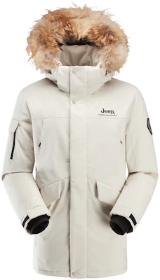 Jeep中长款羽绒服可拆卸貉子毛领带标志款式 J242094799 Sizing Jeep中长款羽绒服可拆卸貉子毛领带标志款式 J242094799