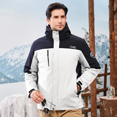 Jeep Alpha系列SV户外徒步露营羽绒服男女通用防风保暖外套 P844MWD390-jd 1