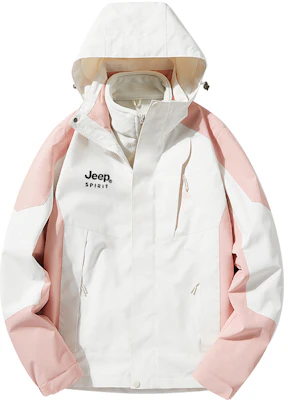 지프 알파벳 프린트 탈부착 후드 3-in-1 자켓 - 유니섹스 가을 겨울 코트 JPS-JK-23AW34191 Buy 지프 알파벳 프린트 탈부착 후드 3-in-1 자켓 - 유니섹스 가을 겨울 코트 JPS-JK-23AW34191