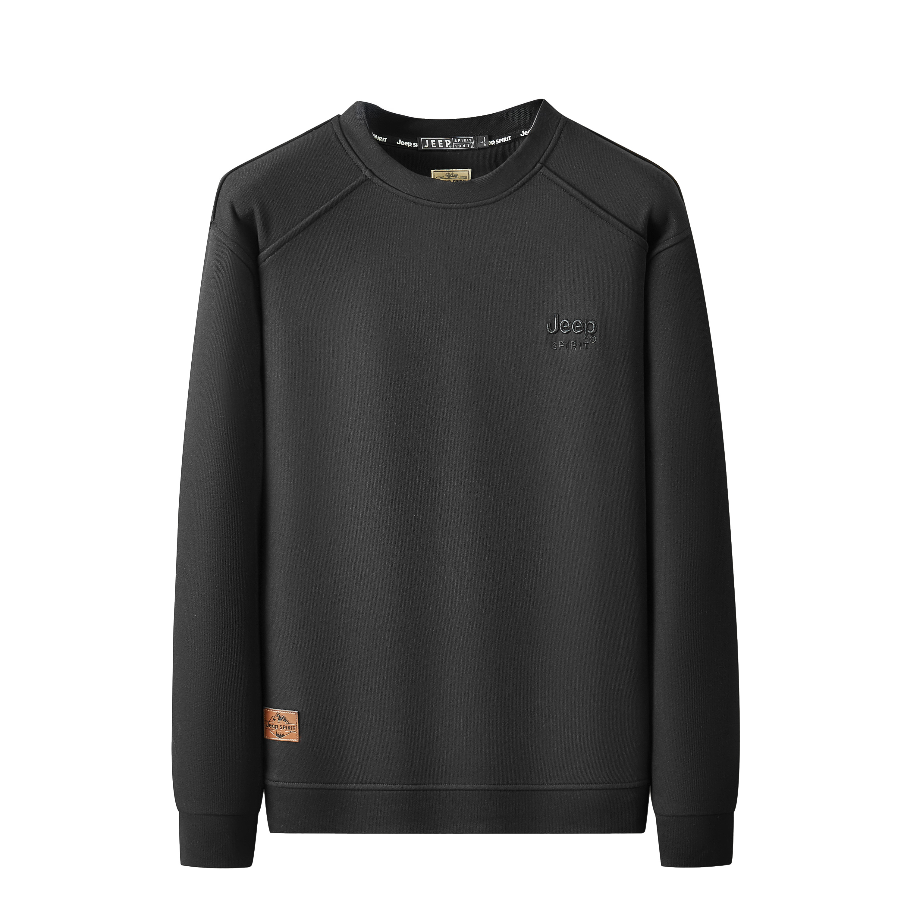 Jeep American Outdoor Embroidered Logo Fleece Crewneck Sweatshirt Unisex CJPSS18082F229