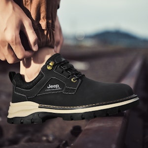 Jeep 系带软皮舒适马丁靴 P331091246 7