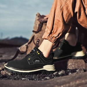 Jeep 系带软皮舒适马丁靴 P331091246 8