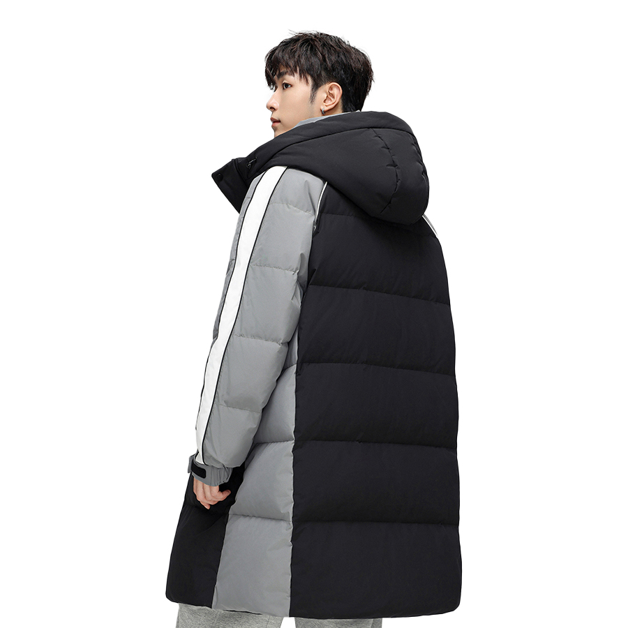 Purchase Jeep装甲系列男女长款拼色连帽羽绒服冬季保暖 P74JMWD416