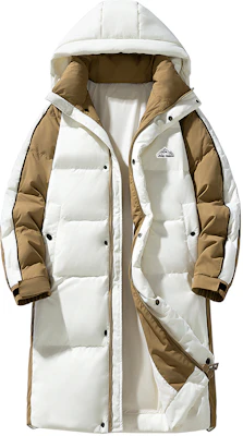 Jeep装甲系列男女长款拼色连帽羽绒服冬季保暖 P74JMWD416 Cheap Jeep装甲系列男女长款拼色连帽羽绒服冬季保暖 P74JMWD416