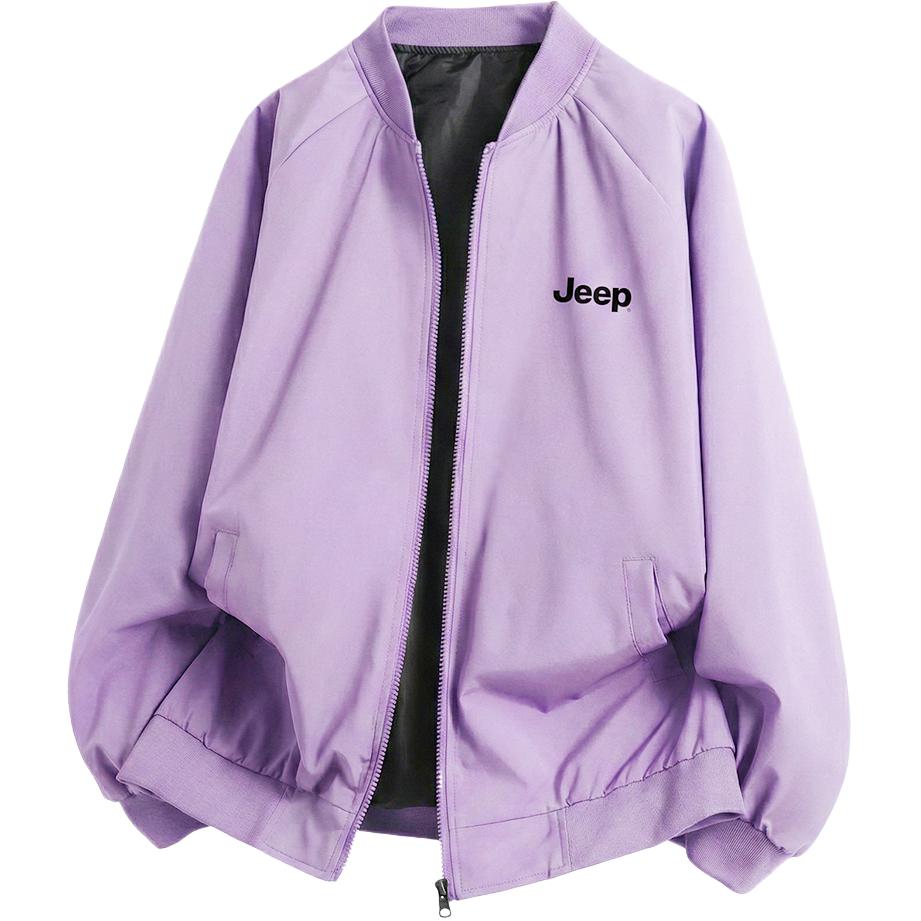 Jeep Autumn Maple Series Morandi Classic Baseball Jacket Unisex P841MWJ797