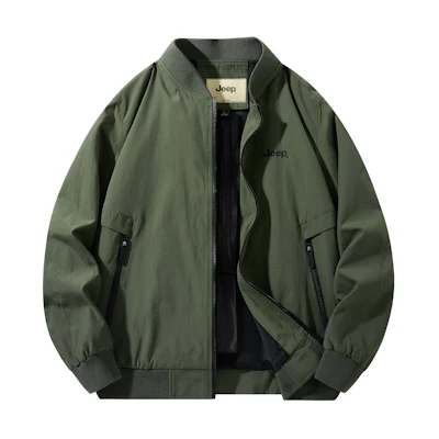 Jeep Autumn Series Unisex Americana Baseball Collar Pilot Jacket P841MWJ365