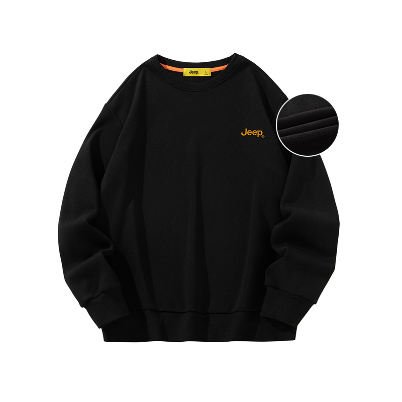 Jeep Basic Fleece Pullover Crewneck Sweatshirt - Soft, Warm, Casual Fit P834MKJ420