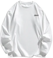 Jeep Basic Logo Print Crewneck Sweatshirt Unisex Casual Warm Inner Layer P833MKT200 Jeep Basic Logo Print Crewneck Sweatshirt Unisex Casual Warm Inner Layer P833MKT200