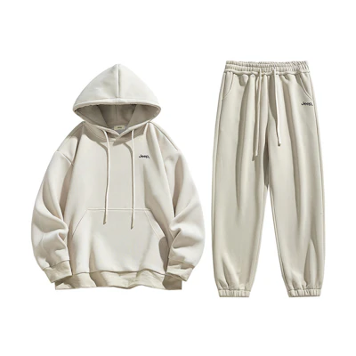 Jeep Basic Logo Sweatshirt and Jogger Set - Unisex Casual Sportwear Outfit P843MST123