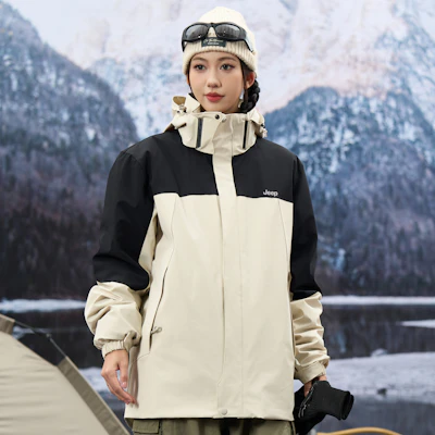 Jeep Beta系列AR防水户外三合一男女通用滑雪徒步夹克 P844MWF304-jd P844MWF304-JD 1