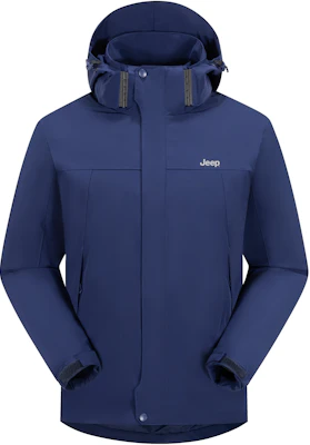 Jeep Beta系列AR防水户外三合一男女通用滑雪徒步夹克 P844MWF304-jd P844MWF304-JD 2