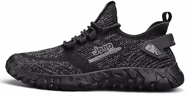 Jeep Black Low-Top Outdoor Functional Casual Shoes Black C321591208 Jeep Black Low-Top Outdoor Functional Casual Shoes Black C321591208