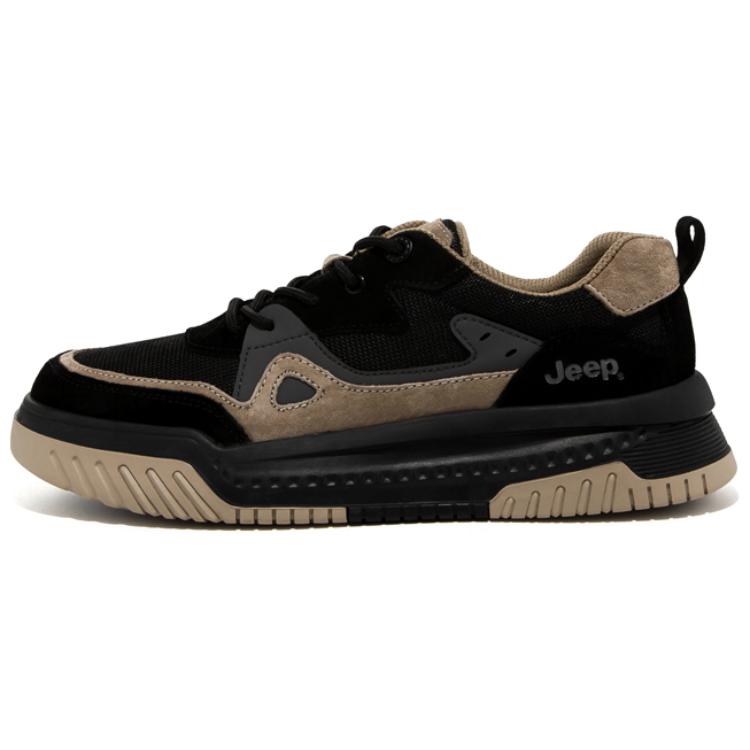 Jeep Black Slip-Resistant Casual Comfort Sneakers P243M07033 Black