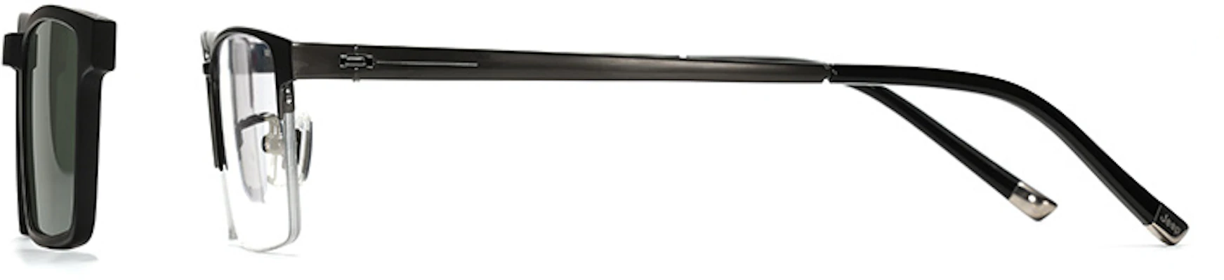 Jeep 黑色方形光學眼鏡附磁扣 適合戶外運動 JEEPT9027 Lookbook Jeep 黑色方形光學眼鏡附磁扣 適合戶外運動 JEEPT9027