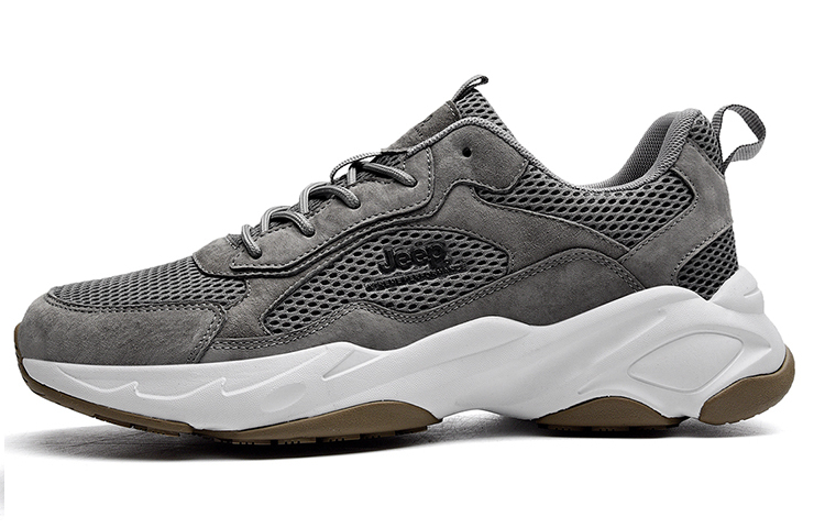 Jeep Breathable Mesh Sneakers 'Grey' 圖 4