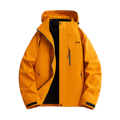 Jeep Casual 3-in-1 Fleece Jacket Waterproof Hiking Outdoor Unisex Coat P84JMWJ124