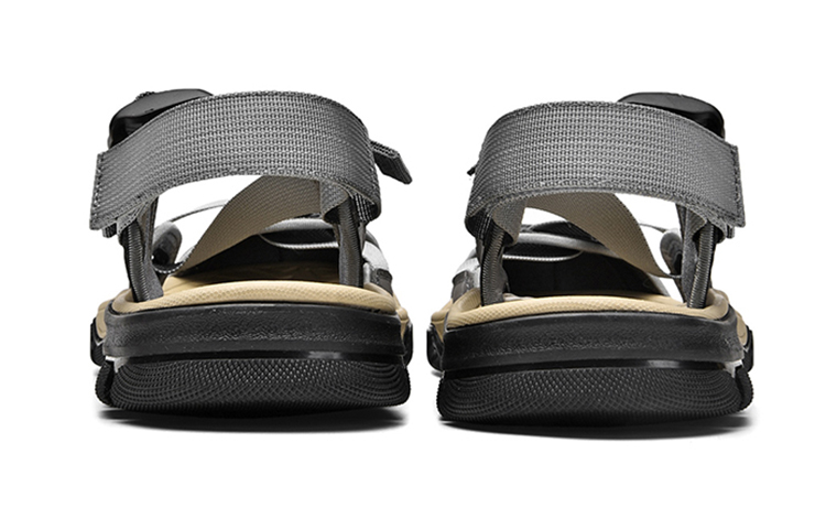 Shop Jeep Casual Breathable Toe Cap 'Grey Sandals' P321091503