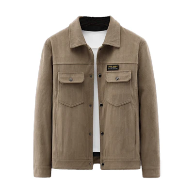 Jeep Casual Long-Sleeve Button-Up Solid Color Jacket Shirt JWD18906