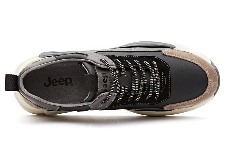 Lookbook Jeep Casual Lage Sneakers ''Antislip Duurzame Hardloopschoen'' P221M01028