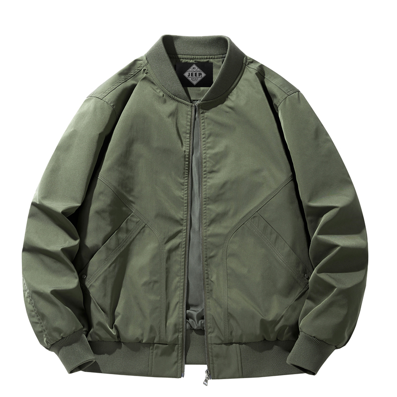 Jeep Casual Multi-Pocket Baseball Collar Jacket XYJP102LY9116