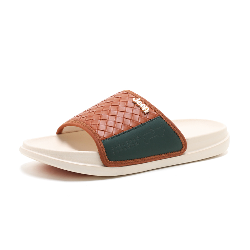 Jeep Casual Non-Slip Slide Sandals Beige P230MTX377-3