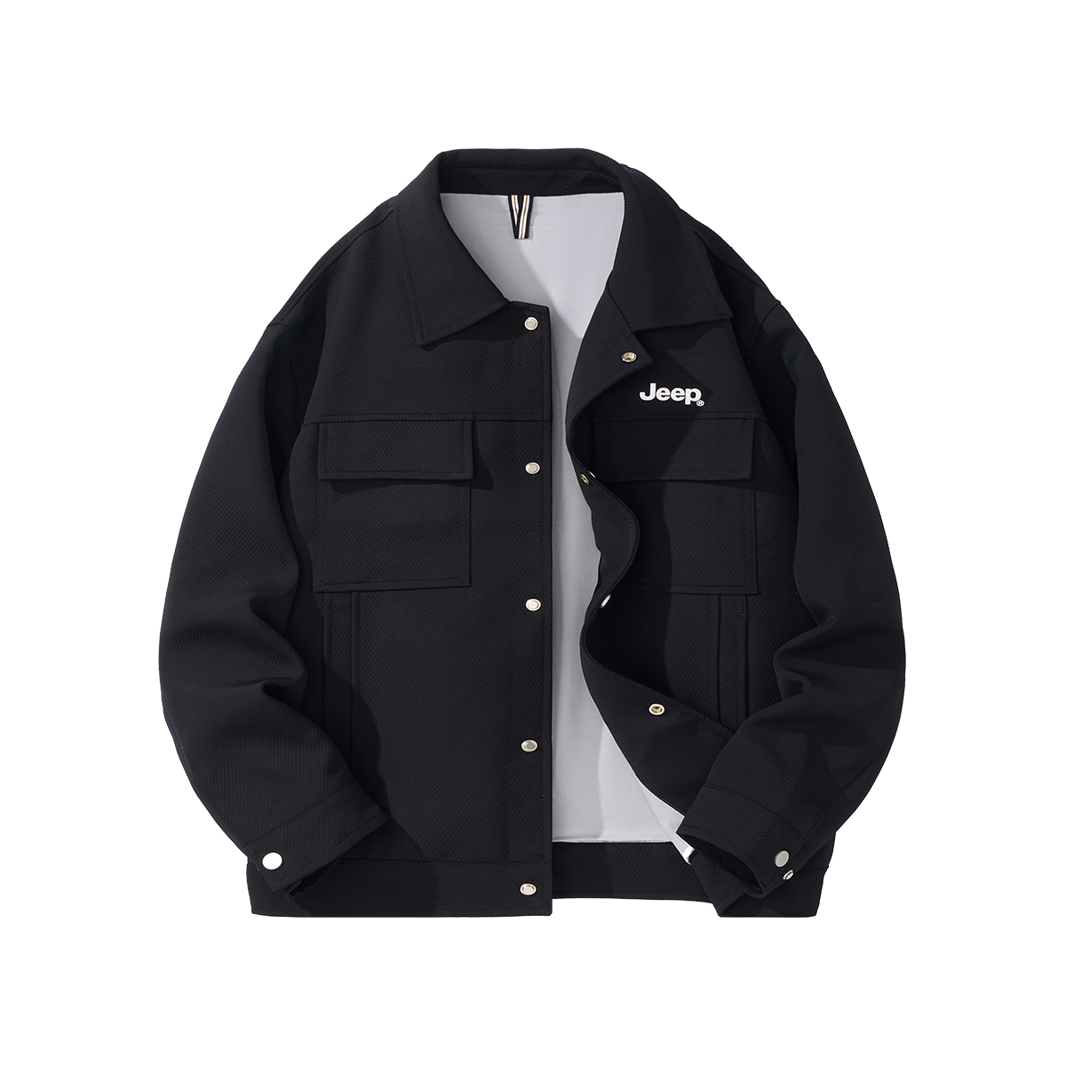 Jeep Casual Premium Fabric Utility Jacket with Pockets Unisex P841MWJ370