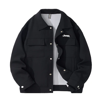 Jeep Casual Premium Fabric Utility Jacket with Pockets Unisex P841MWJ370