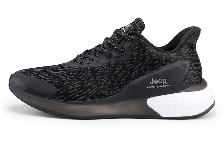 Jeep Casual Sport Sneakers 'Black Grey'