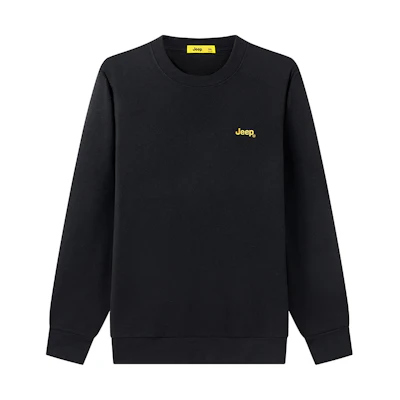Jeep Casual Unisex Solid Color Crewneck Long Sleeve Sweatshirt P843MKT353