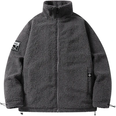 Jeep休闲男女通用落肩立领保暖棉夹克外套。 P834MWM474 7