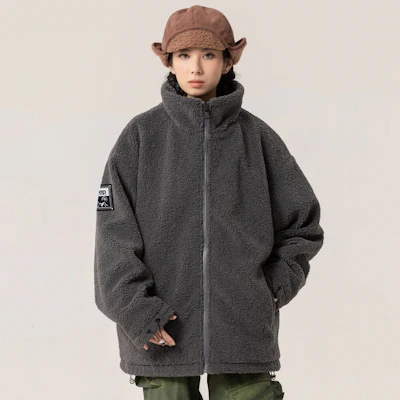 Jeep休闲男女通用落肩立领保暖棉夹克外套。 P834MWM474 9