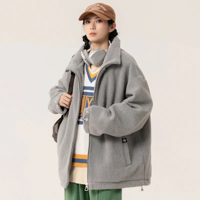 Jeep休闲男女通用落肩立领保暖棉夹克外套。 P834MWM474 14