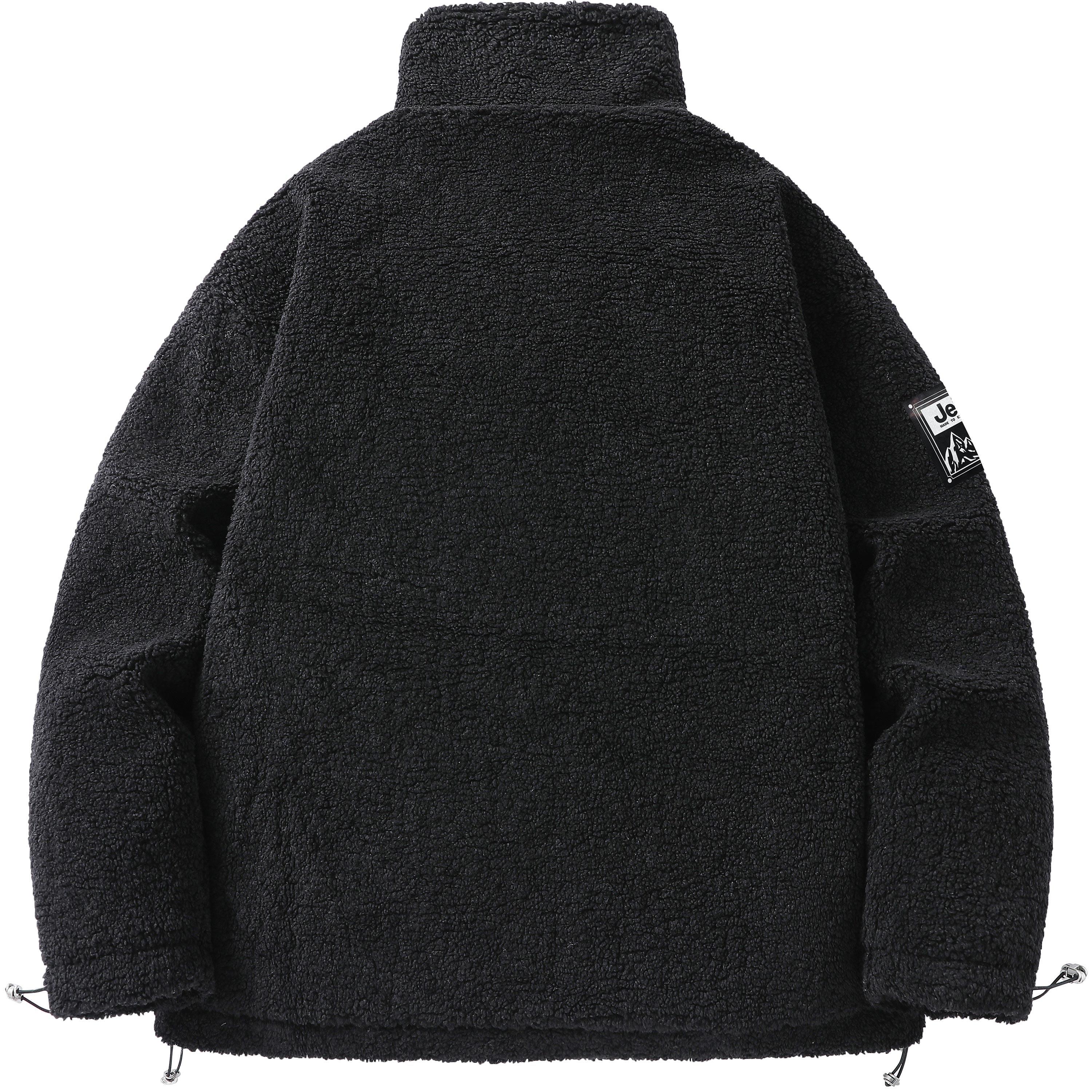 Lookbook Jeep休闲男女通用落肩立领保暖棉夹克外套。 P834MWM474