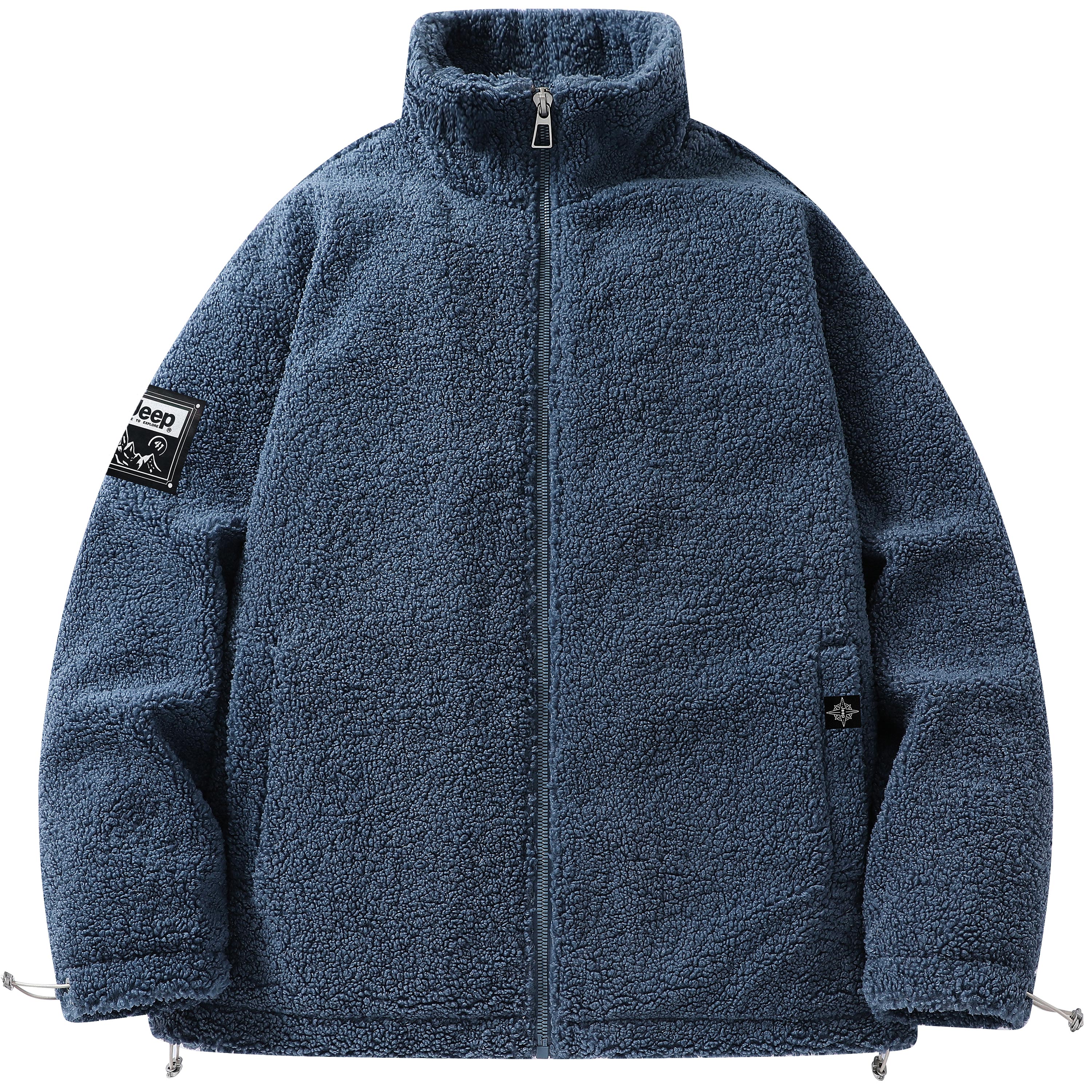 Sizing Jeep休闲男女通用落肩立领保暖棉夹克外套。 P834MWM474