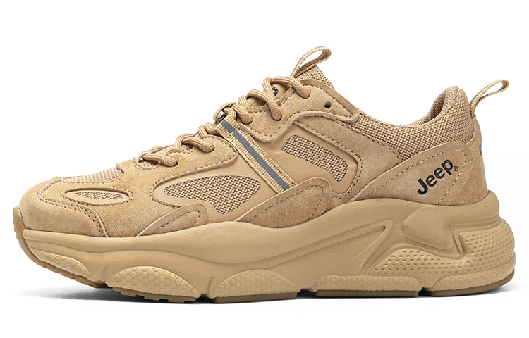 Jeep Chunky Sole Lightweight Dad Shoes 'Breathable Versatile Casual'