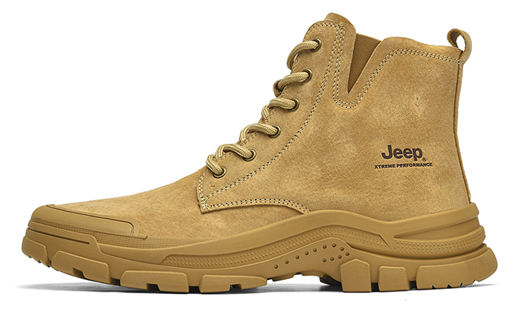 Jeep Classic High-Top Martin Boots Fashion in Camel. P241071122 Camel Color