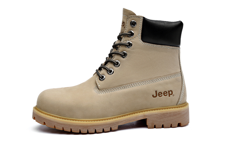 Jeep Classic High-Top Outdoor Boots 'Sand' P03232580K